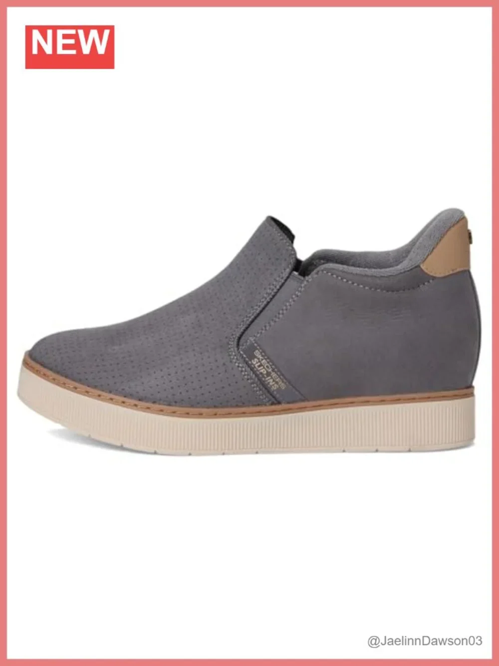 Women's Hands Free Slip-on Loafers, Memory Foam Vegan Faux Suede